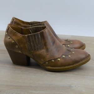 BORN  leather ankle boots